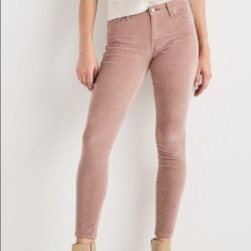 Lucky Brand Ava velvet skinny jeans